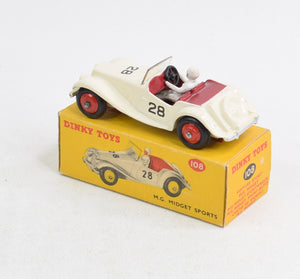 Dinky toys 108 M.G Midget Sports Virtually Mint/Boxed