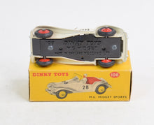 Dinky toys 108 M.G Midget Sports Virtually Mint/Boxed