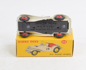 Dinky toys 108 M.G Midget Sports Virtually Mint/Boxed