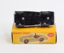 Dinky toys 105 Triumph Tr2 Virtually Mint/Boxed