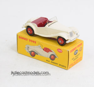 Dinky toys 129 M.G Midget U.S export Issue Virtually Mint/Boxed 'Lansdown Collection'