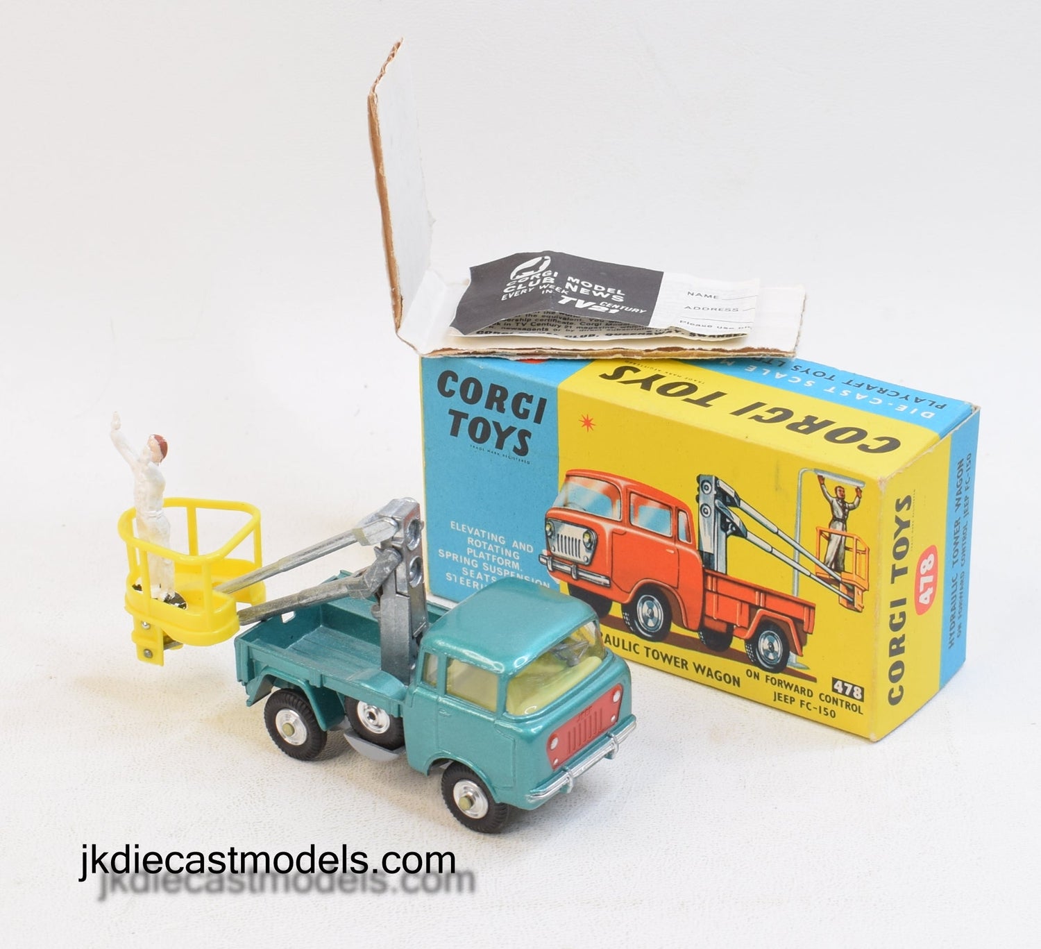 Corgi toys 478 Hydraulic Tower Forward Control FC-150 Virtually Mint/Boxed