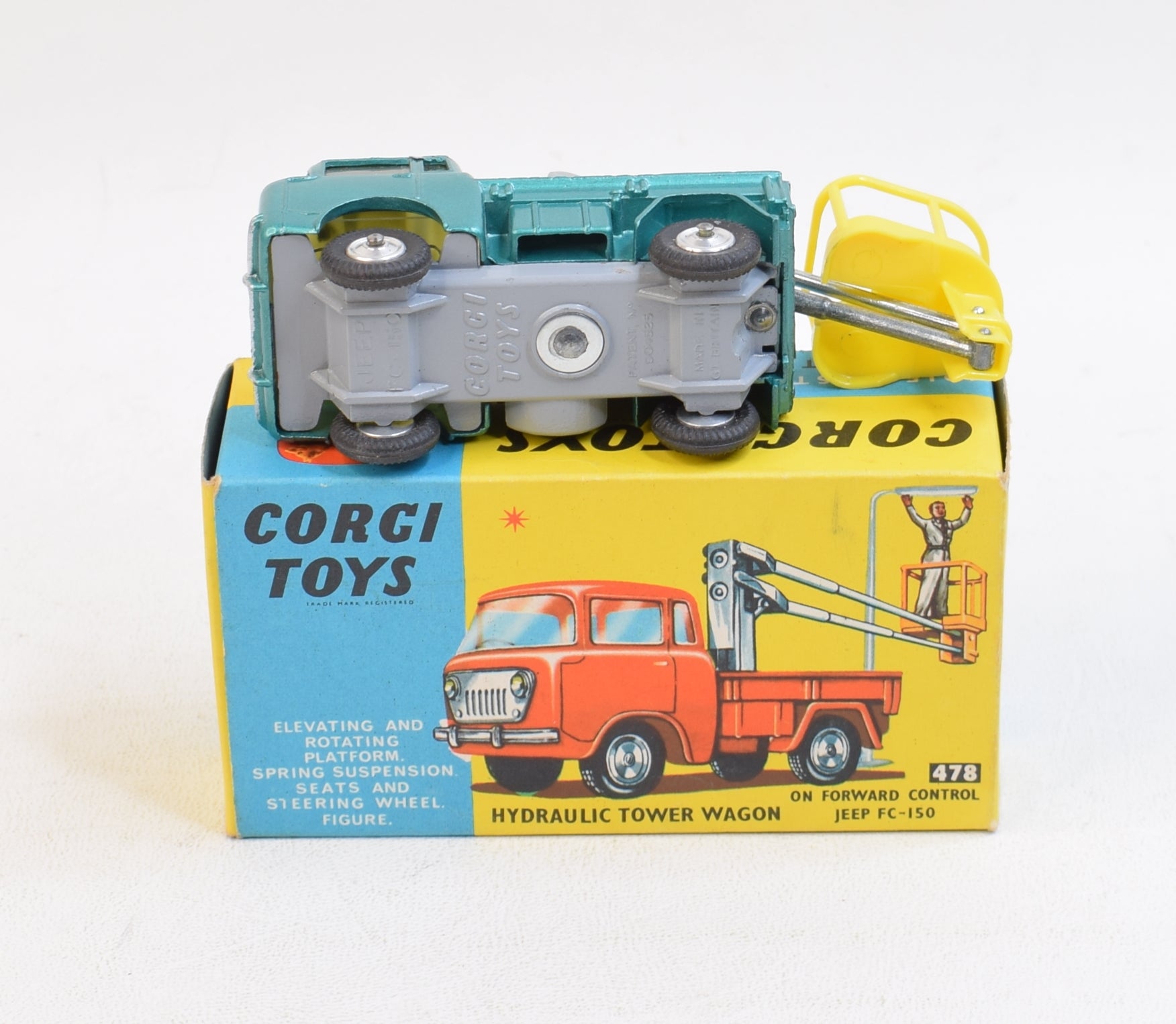 Corgi toys 478 Hydraulic Tower Forward Control FC-150 Virtually Mint/B ...