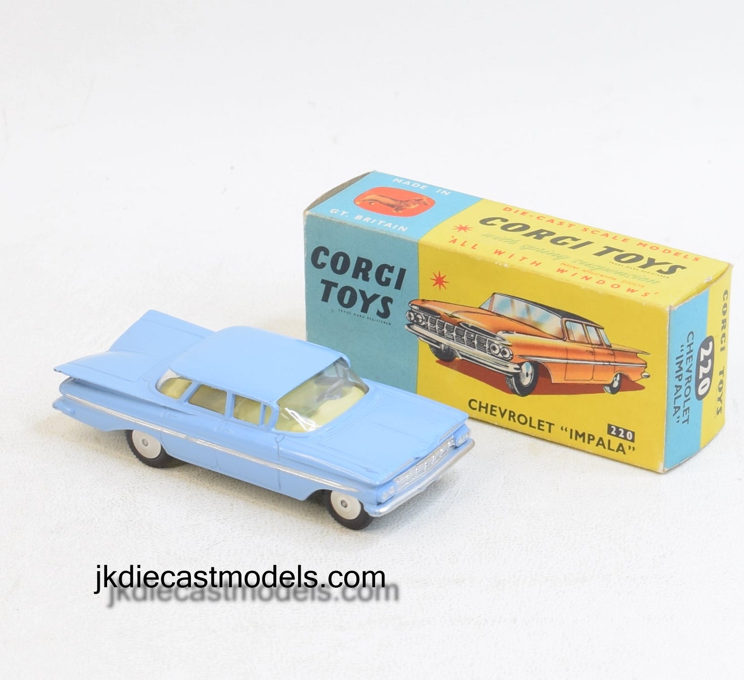 Corgi toys 220 Chevrolet Impala Virtually Mint/Boxed