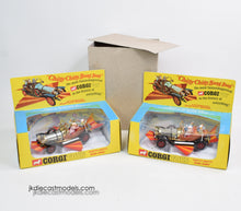 Delivery sleeve of 2 Corgi 266 Chitty Chitty Bang Bang Virtually Mint/Boxed