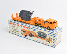 Dinky toy 898 Berliet Low loader with Transformer Very Near Mint/Boxed