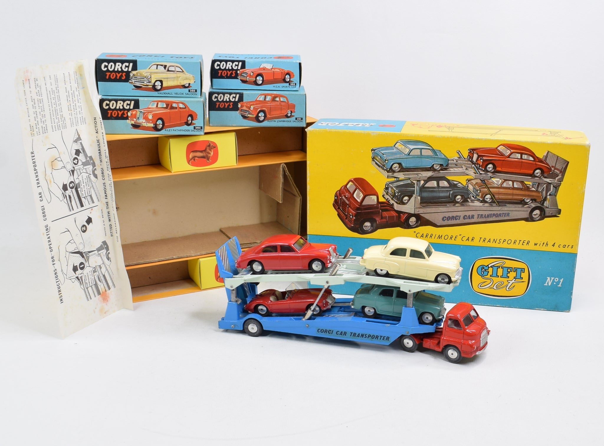 ミニカー Corgi Carrimore Car Transporter ミニカー コーギー CORGI 1101 キャリア カー トランスポーター