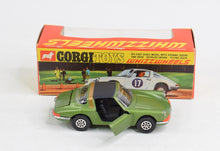 Corgi toys 382 Porsche 911s Virtually Mint/Nice box (Very rare black interior)