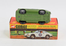 Corgi toys 382 Porsche 911s Virtually Mint/Nice box (Very rare black interior)
