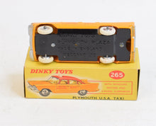 Dinky toys 265 Plymouth U.S.A Taxi Virtually Mint/Boxed