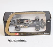 Corgi toys 154 John Player Special Lotus Virtually Mint/Boxed 'Perth' Collection