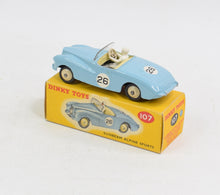 Dinky toys 107 Sunbeam Alpine Sports Virtually Mint/Nice box