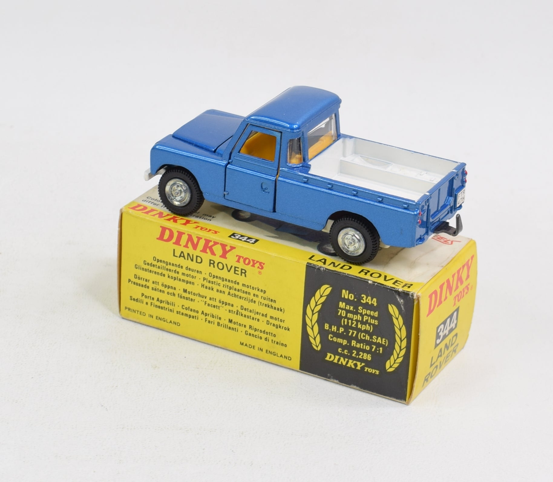 Dinky 344 Land Rover Pick Up Virtually Mint/Boxed – JK DIE-CAST MODELS