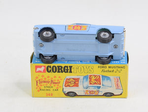 Corgi toys 348 Flower Power Mustang Virtually Mint/Nice box