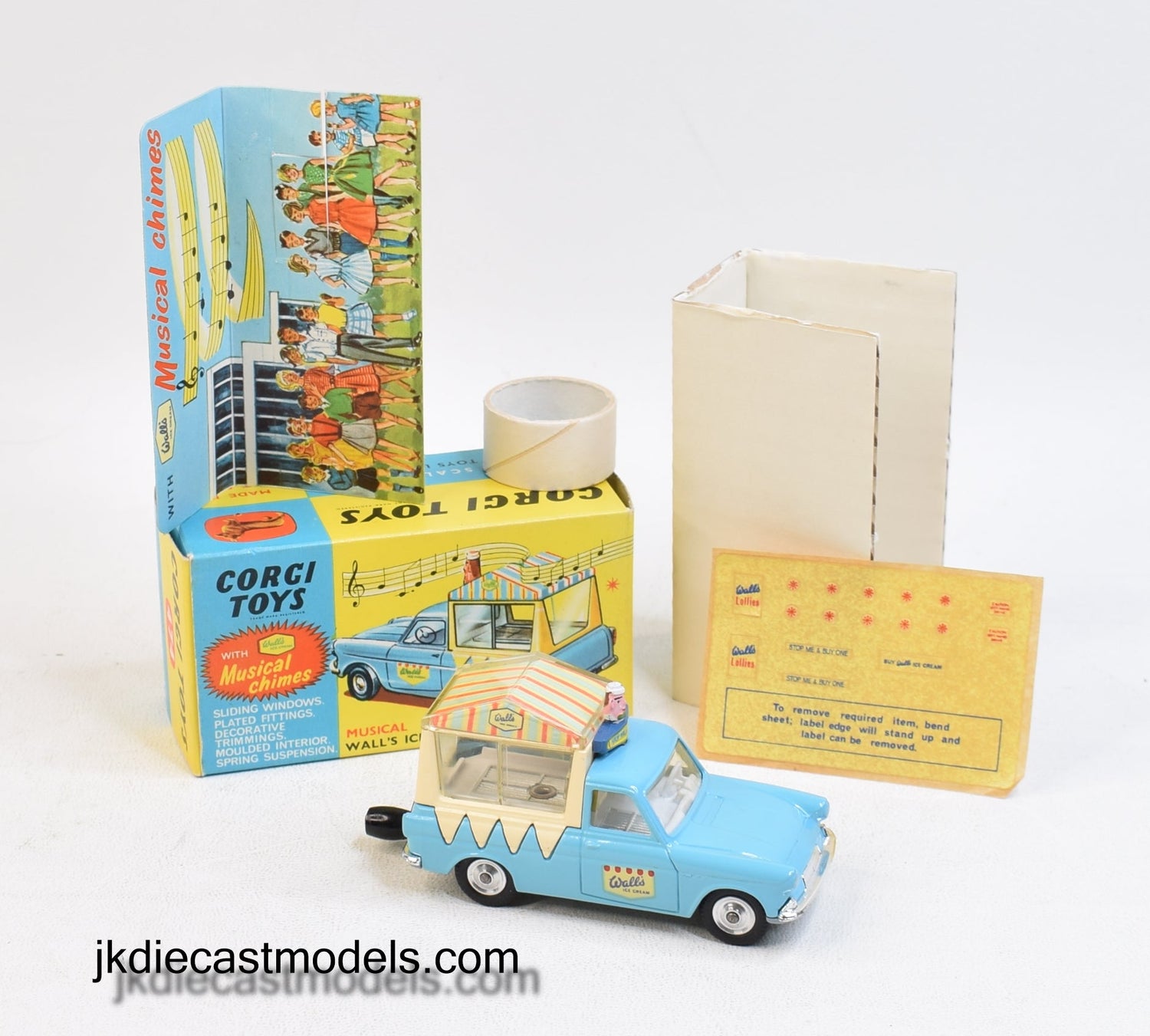 Corgi Toys 474 Musical Ice Cream Van Virtually Mint/Nice box