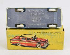 CIJ 3/16 Plymouth Belvedere Virtually Mint/Boxed 'Carlton' Collection