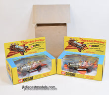 Delivery sleeve of 2 Corgi 266 Chitty Chitty Bang Bang Mint/Boxed..