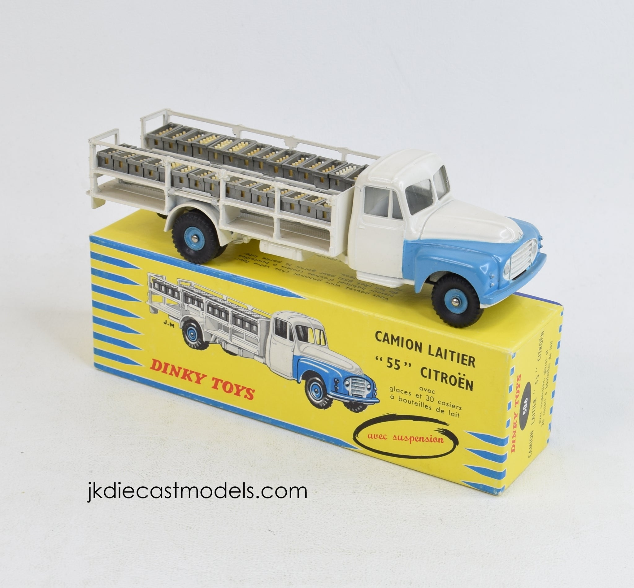 French Dinky 586 Citroen camion laitier Mint/Nice box – JK