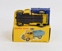 Dinky toys 410 Bedford End Tipper Virtually Mint/Boxed (Dark blue tipper)