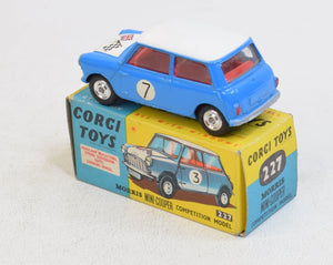 Corgi toys 227 Mini-Cooper Competition Virtually Mint/Boxed (RN7 Thin font)