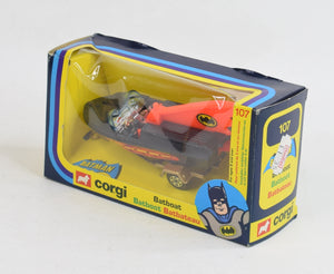 Corgi toys 107 Batboat 2nd issue Mint/Boxed 'Kensington Collection'