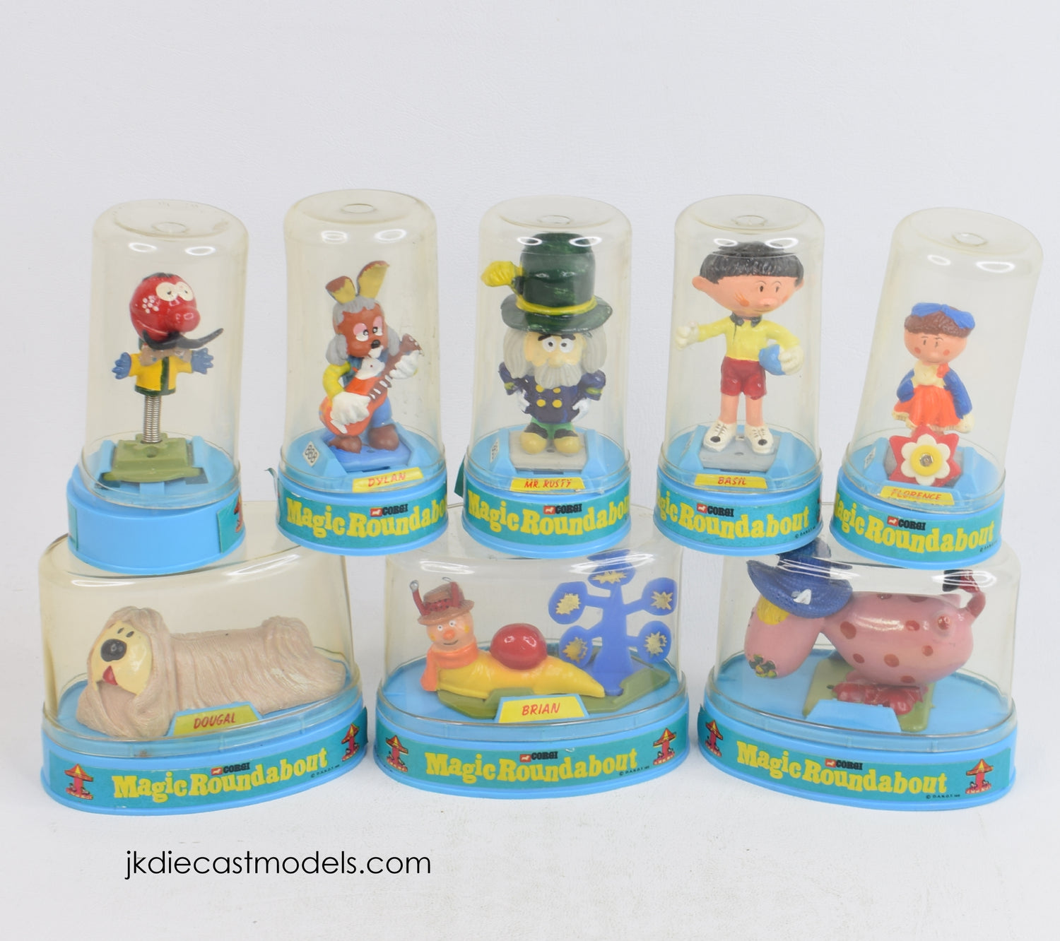 Complete set of original Magic Roundabout Figures. Mint/boxed ''The Winchester Collection''