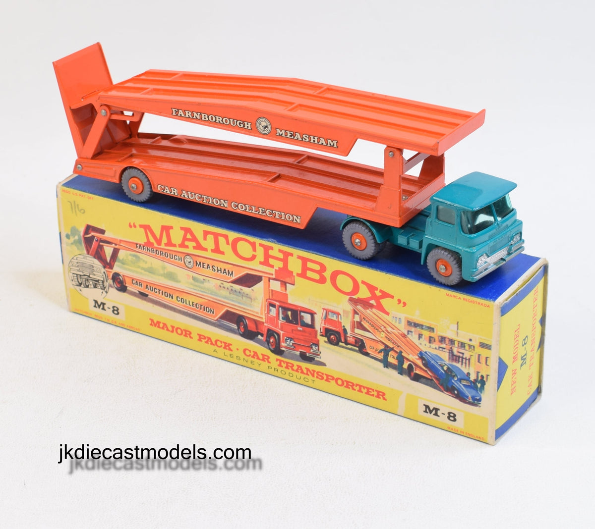 Matchbox King Size M-8 Car Transporter Very Near Mint/Boxed