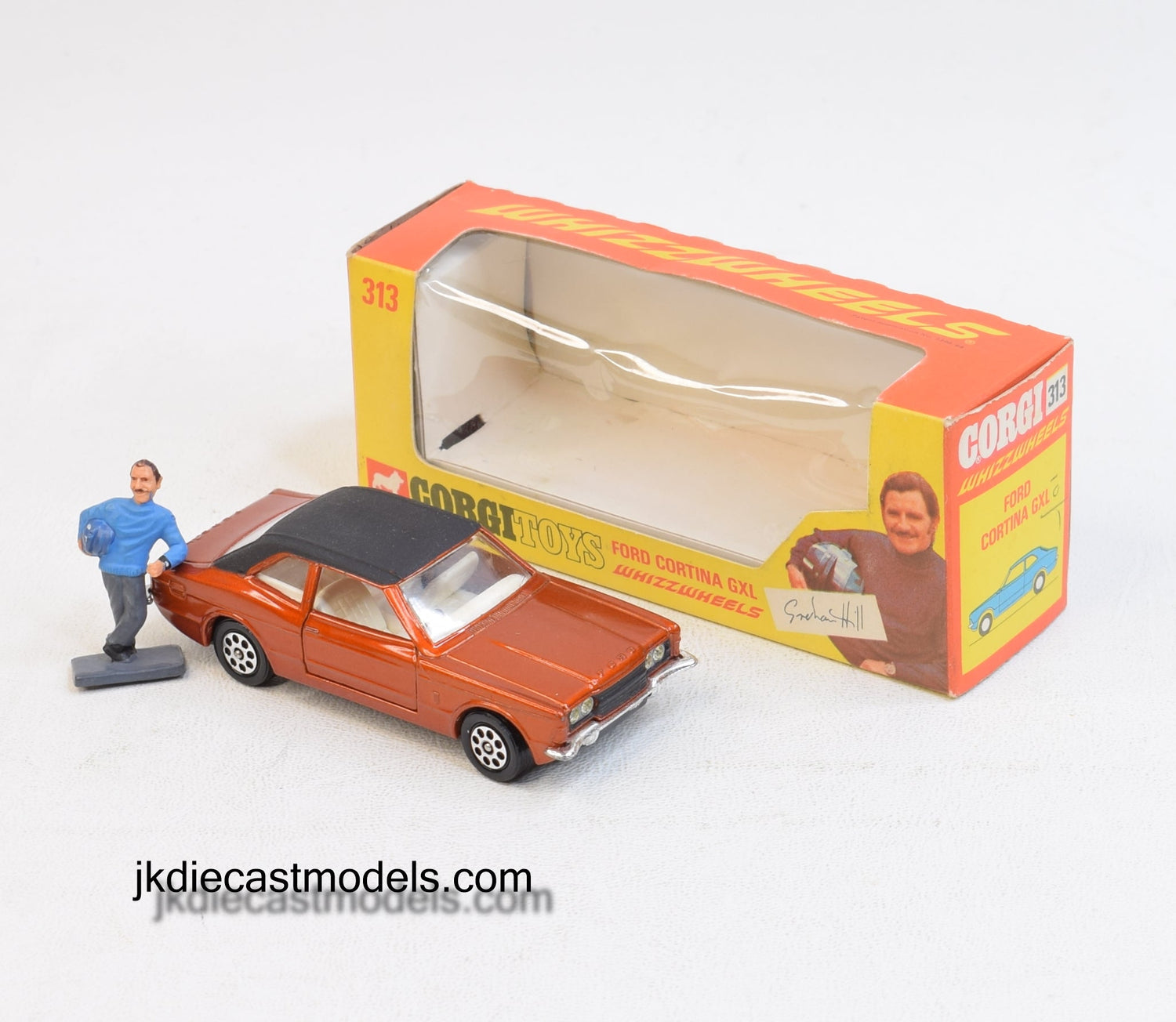 Corgi toys 313 Graham Hill Cortina Virtually Mint/Boxed