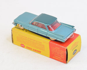 Dinky toy 147 Cadillac 62 Very Near Mint/Boxed (Colour trail/factory error)