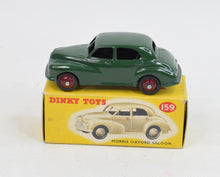 Dinky toys 159 Morris Oxford Virtually Mint/boxed (Maroon hubs)