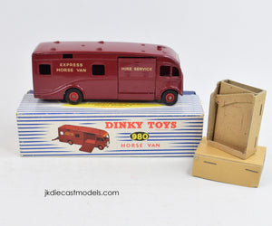 Dinky toys 980 U.S Export Horse Box Virtually Mint/Boxed
