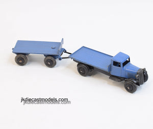 Dinky toy 25T Flat truck & trailer Very Near Mint (3rd type)