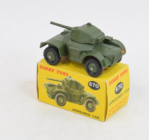 Dinky 692 Armoured car Mint/Nice box