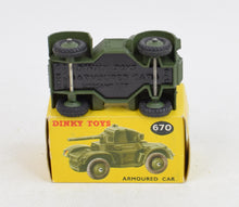 Dinky 692 Armoured car Mint/Nice box