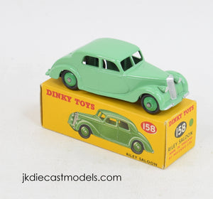 Dinky Toys 158 Riley Saloon Virtually Mint/Nice box