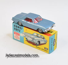 Corgi toys 245 Buick Riviera Virtually Mint/Nice box (Cast hubs)