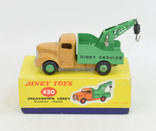 Dinky Toys 430 Commer Breakdown Virtually Mint/Boxed (Green hubs)
