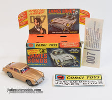 Corgi Toys 261 James Bond DB5 Virtually Mint/Nice box (Without indicator casting)