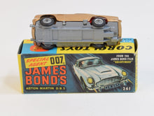 Corgi Toys 261 James Bond DB5 Virtually Mint/Nice box (With indicator casting)