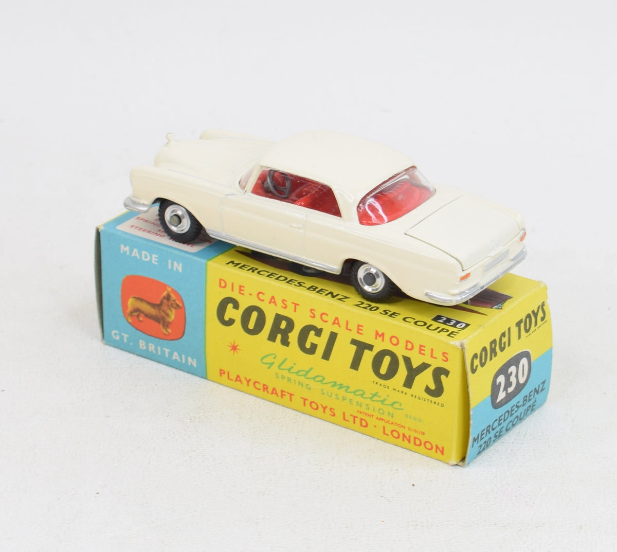 Dinky toy 23b Hotchkiss Racing car Virtually mint