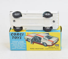 Corgi toys 325 Ford Mustang Virtually Mint/Nice box (Thin red stripes)