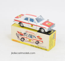 Dinky Toys 205 Lotus Cortina Rally Car Virtually Mint/Nice box