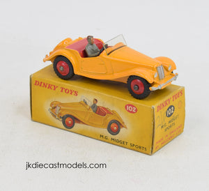 Dinky toy 102 M.G Midget Virtually Mint/Boxed