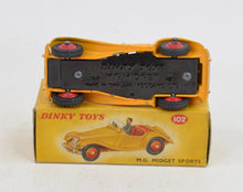 Dinky toy 102 M.G Midget Virtually Mint/Boxed