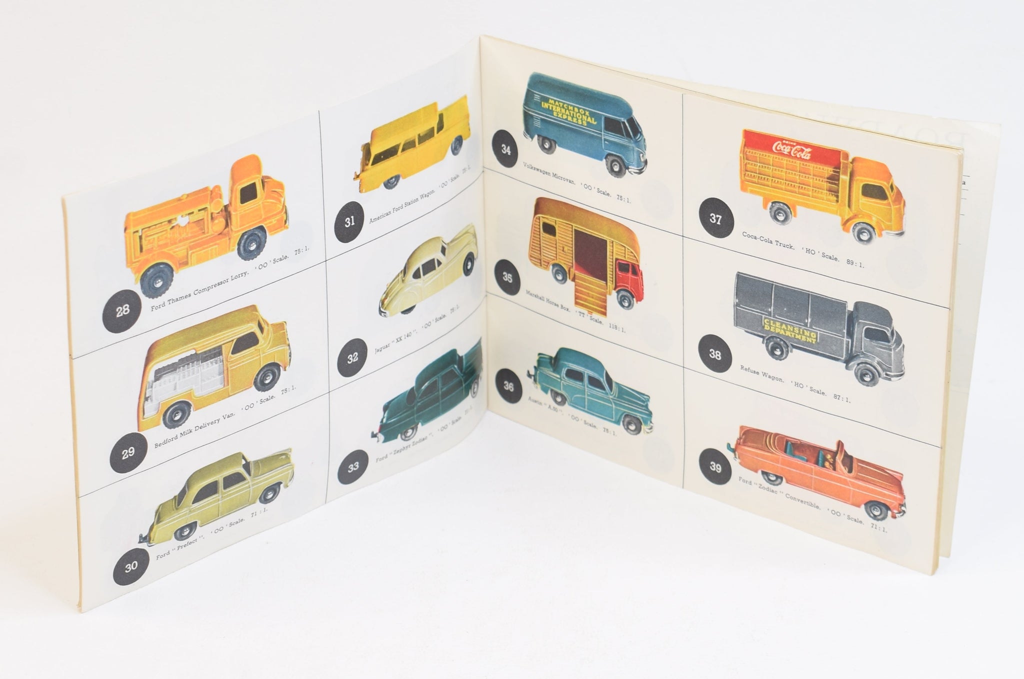 Matchbox 1960 catalogue international price list JK DIE CAST MODELS