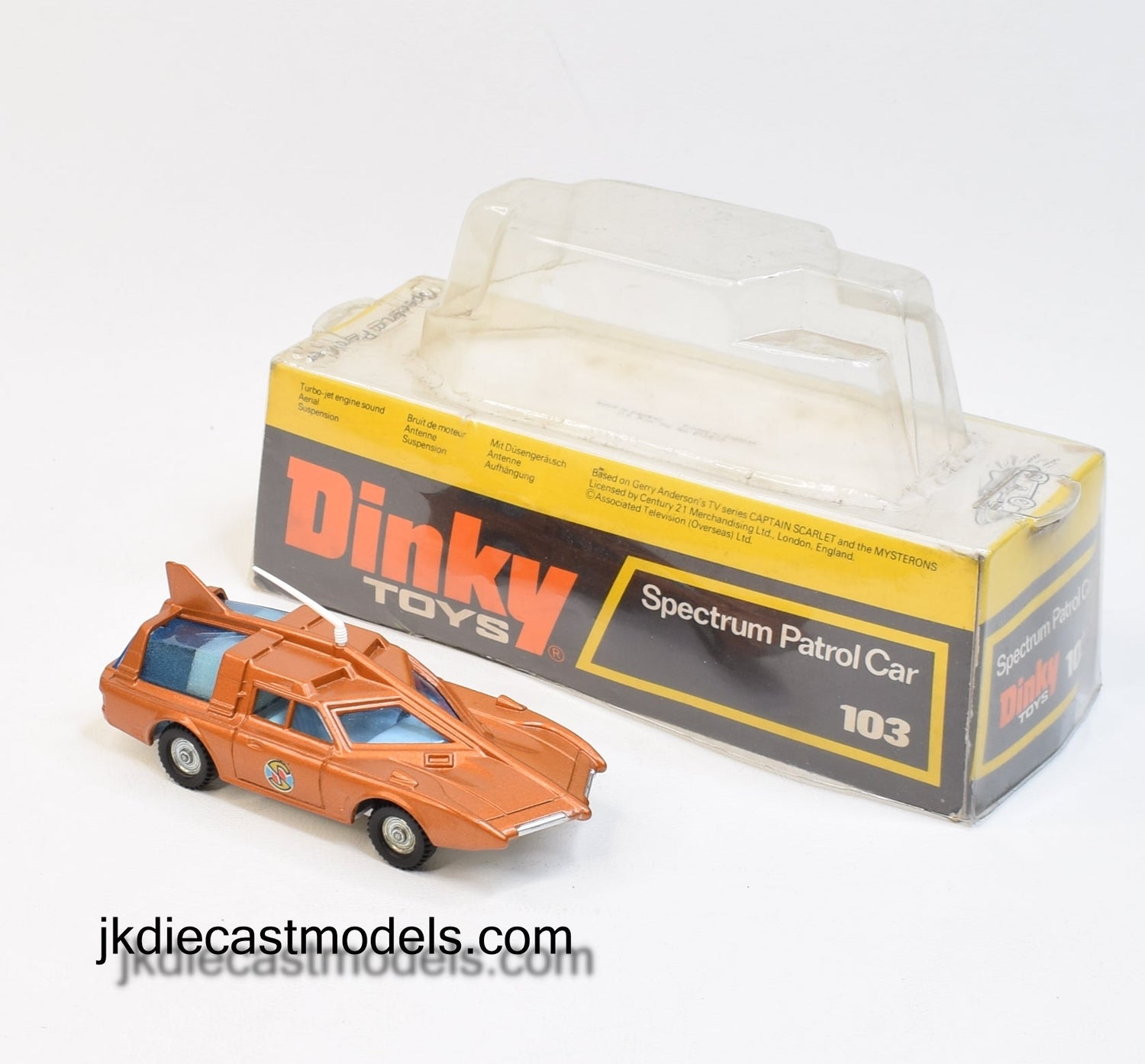 Dinky toys 103 Spectrum Patrol Car Virtually Mint/Boxed