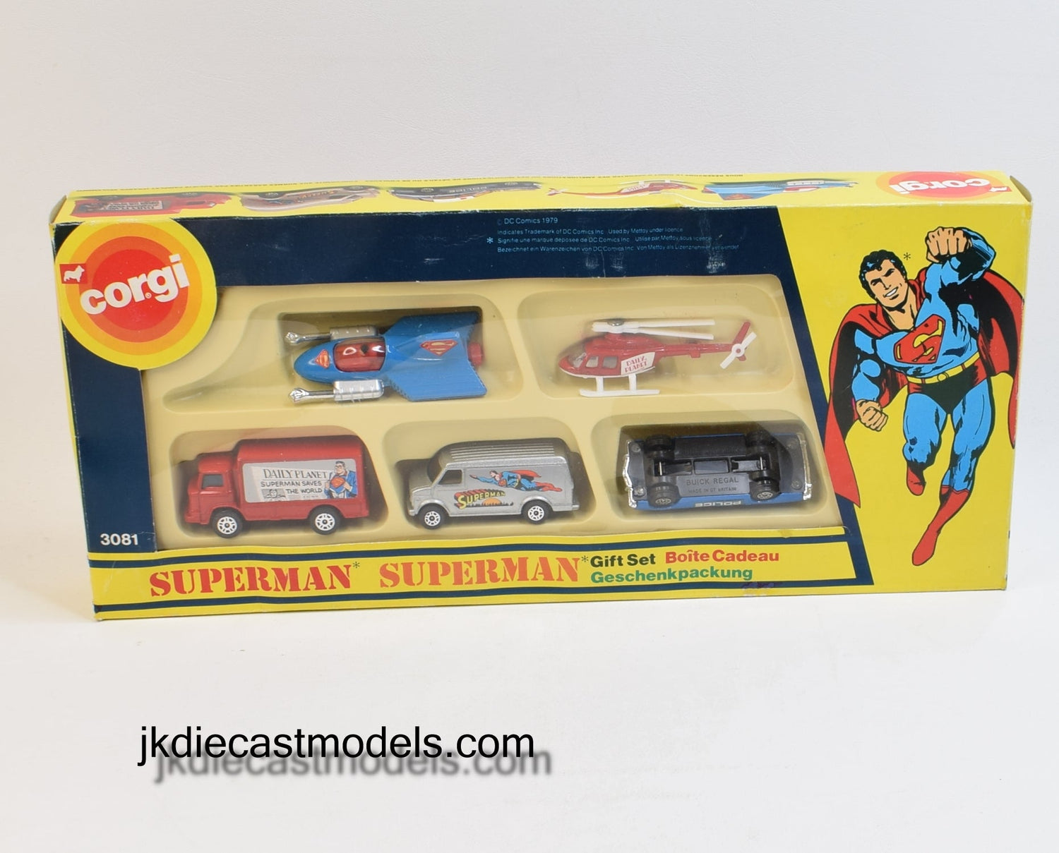 Corgi Junior 3081 Superman set Mint/Boxed