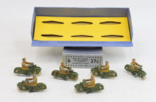 Dinky toys 6 x 37c Royal signal corps despatch rider in presentation box