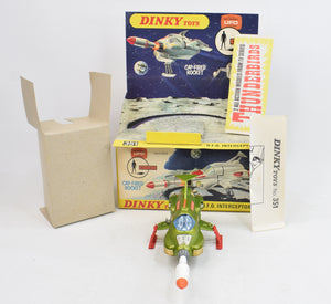 Dinky toys 351 SHADO UFO Interceptor Virtually Mint/Lovely box