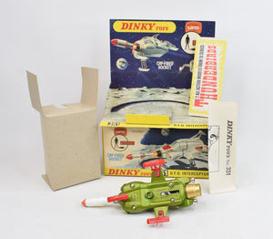 Dinky toys 351 SHADO UFO Interceptor Virtually Mint/Lovely box